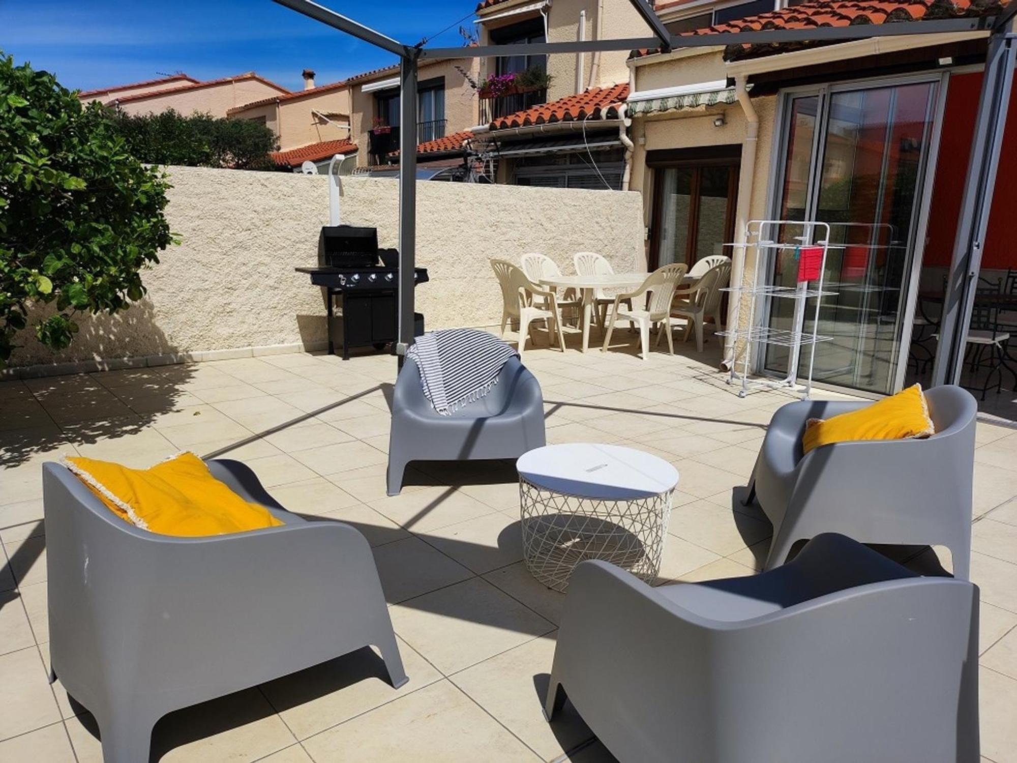 Pavillon 6 Pers A Argeles-Sur-Mer: Piscine, Clim, Parking, Wifi, Proche Plage - Fr-1-776-5 Ngoại thất bức ảnh